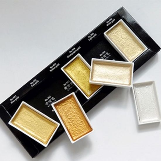 쿠레타케 지그 고체물감 안채탐미 6색-Starry 20SC/6V