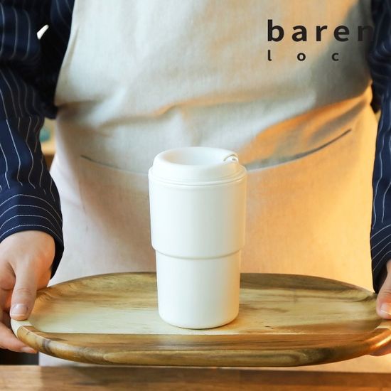 바른락 콜릭 더블 월 텀블러 350ml (무인쇄-아이보리)