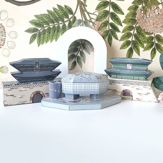 서울랜드마크페이퍼토이11종set_서울시청 외 10종