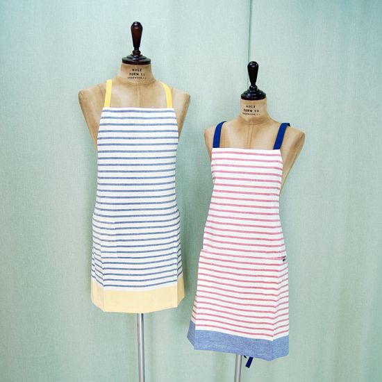 보나페티 스트라이프 앞치마 2color
