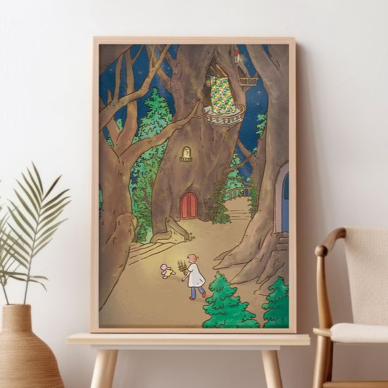 가게 가는 길, 꼬모소이 작가 그림