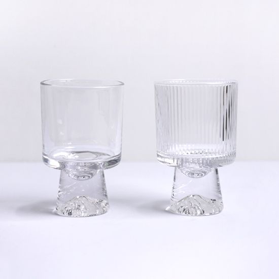 러델 스노우 언더락 유리 고블렛잔 340ml 2type 택1