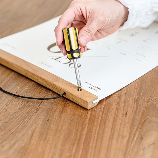 라인웍스 2026년달력 2026 우드 벽걸이 달력 B4