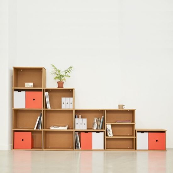 낮은 종이 책장 ㅁㅁㅂㅂ 2단(가로54)