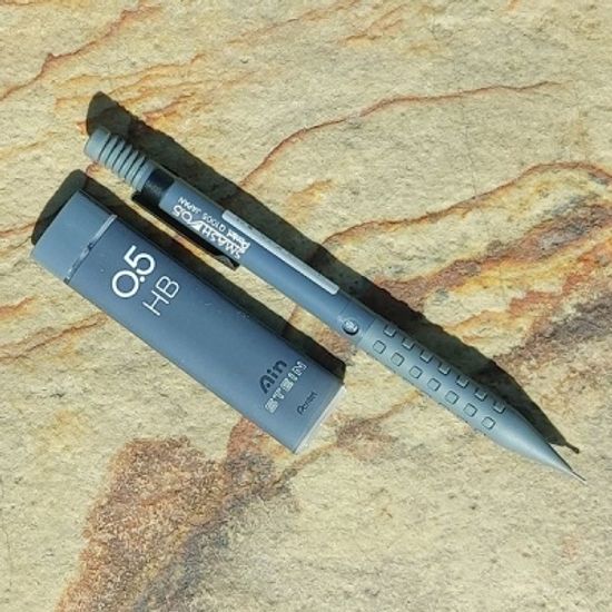 펜텔 0.5mm 샤프펜슬 스매쉬 그레이+샤프심set 한정판