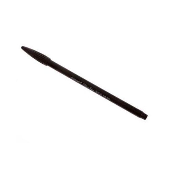 플러스펜 검정 12p 볼펜 블랙 모나미