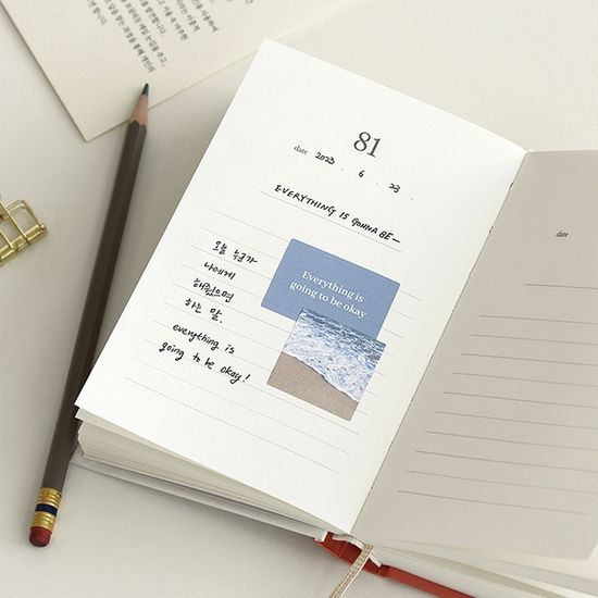 마음사진 한 문장 일기 365days (일기장)