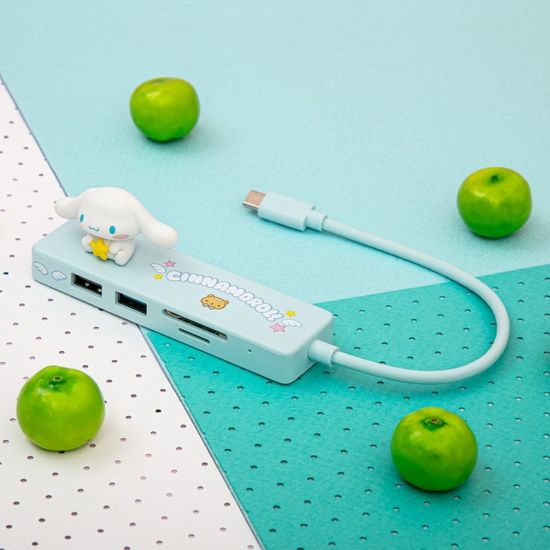 산리오 5in1 USB 멀티 허브 리더기