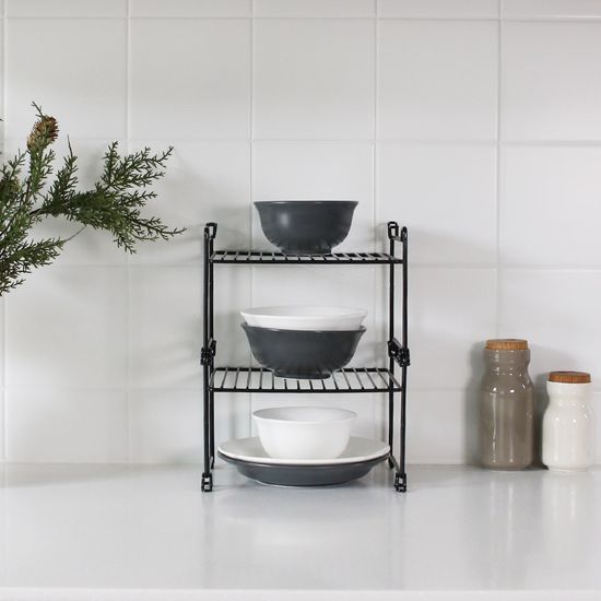 다용도 블록 철제선반S 2단