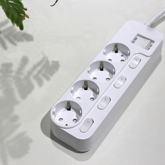 에스탭 국산 개별 스위치 과부하차단 멀티탭 4구