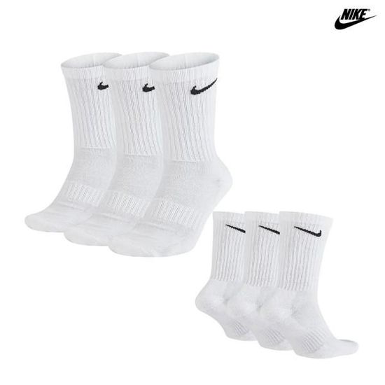 [나이키] 크루양말 장목 흰색 3개입_SX7664-100