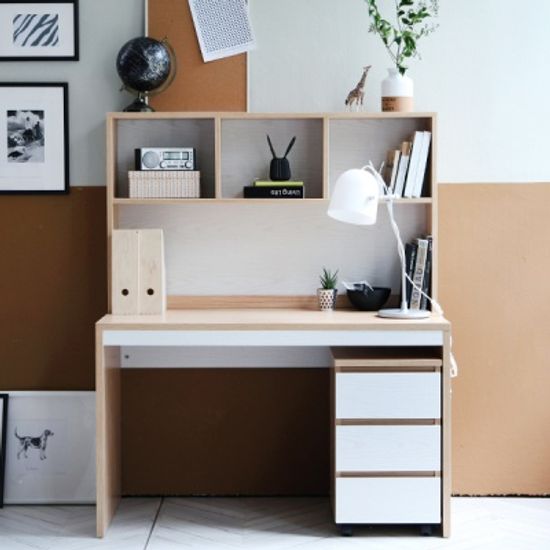 로라 편수 책상(상/하/3단서랍 포함)C3.4