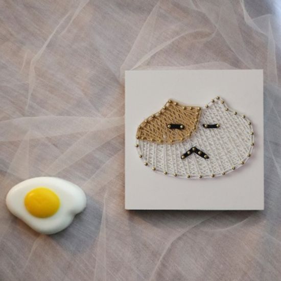 꼬마 캣 치즈 스트링아트 만들기 패키지 DIY