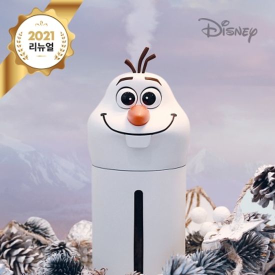 2021리뉴얼 디즈니 겨울왕국 올라프 무선 미니 가습기