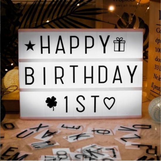 씨네마 레터링 라이트 박스