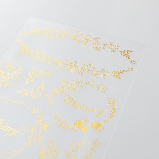 FOIL TRANSFER STICKER - Flower