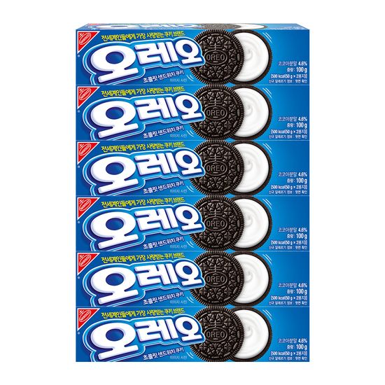 오레오 화이트 100g 6개