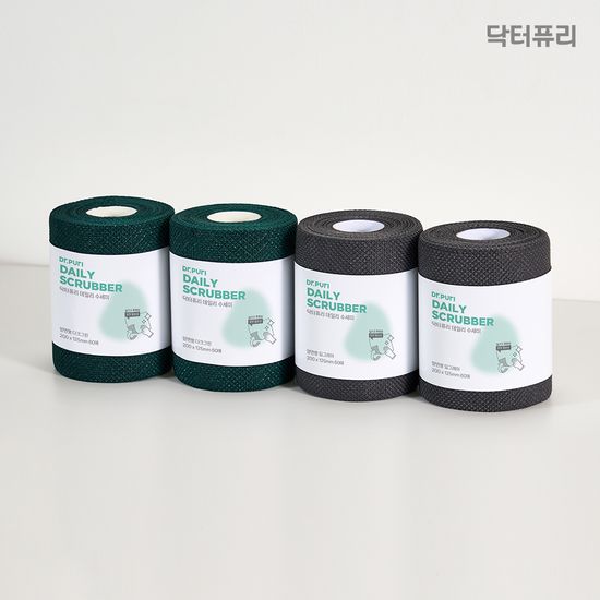 닥터퓨리 일회용수세미 소형 60매 2입/4입 (색상선택)