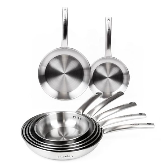 키친아트 프리미오S 통5중 스텐 후라이팬 30cm