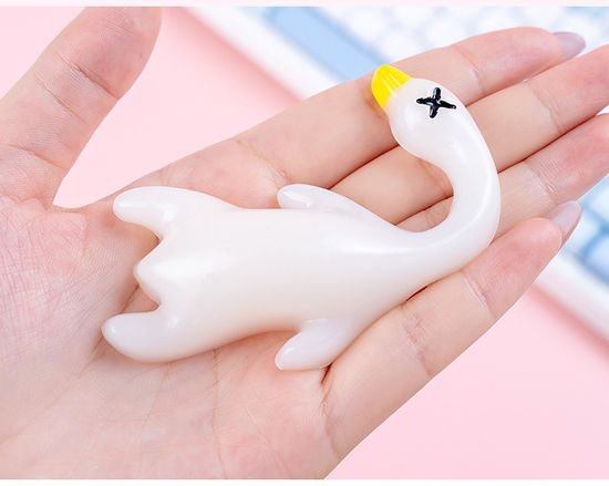 색변화 자외선 UV 특대형 오리 말랑이 타바 스퀴시 볼