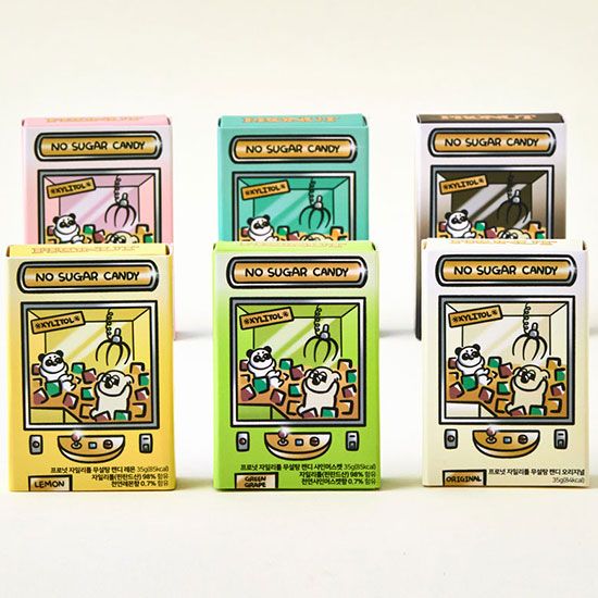 [프로넛]무설탕 자일리톨 캔디 6종세트(버라이어티팩)