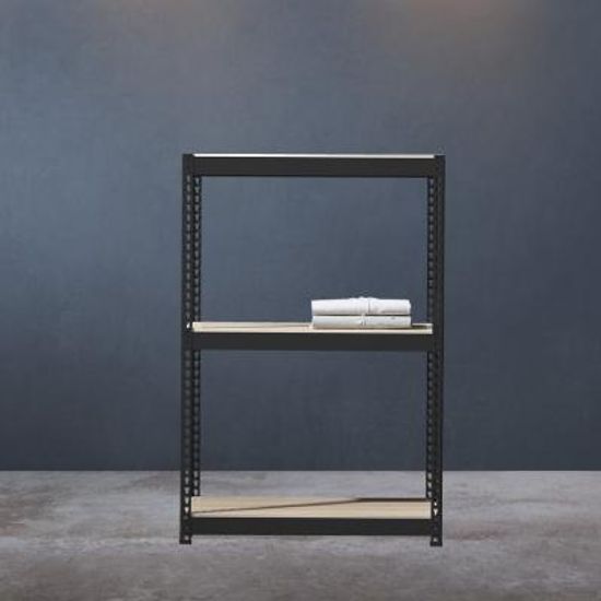 스피드랙 조립식 앵글 선반 3단 / 300~900mm 블랙