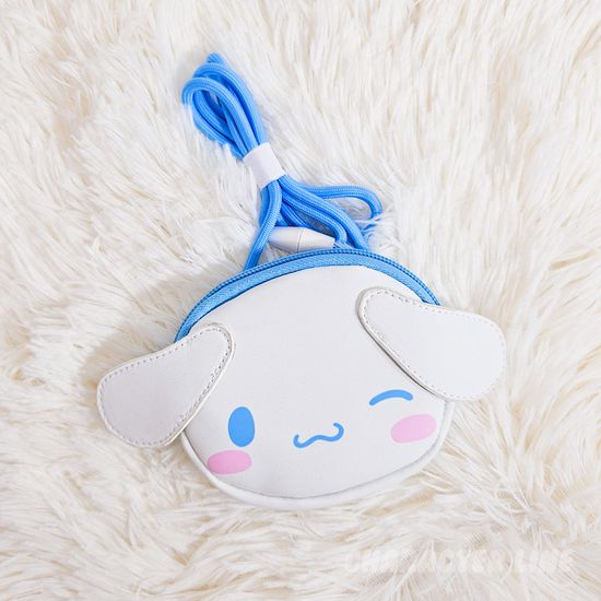 시나모롤 페이스 목걸이 지갑