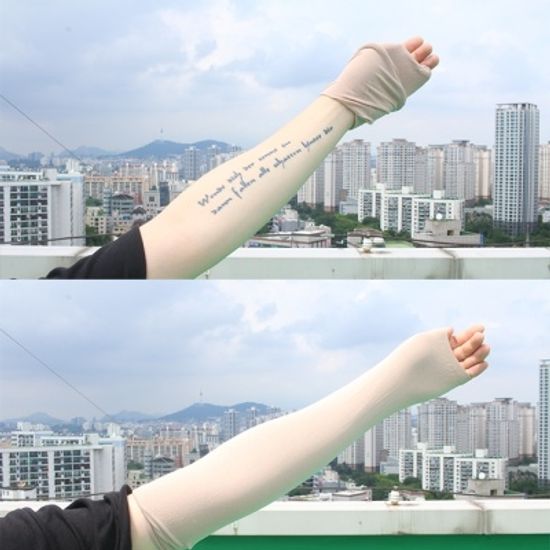 문신 타투 커버업 살색 팔토시 흉터 가리기 쿨 토시