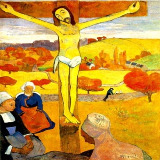  [DIY명화]P4-2024 폴고갱의 황색의그리스도  