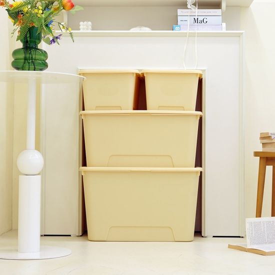 컴포즈 대형 리빙박스 옷 정리함 72L 4개 네임텍증정