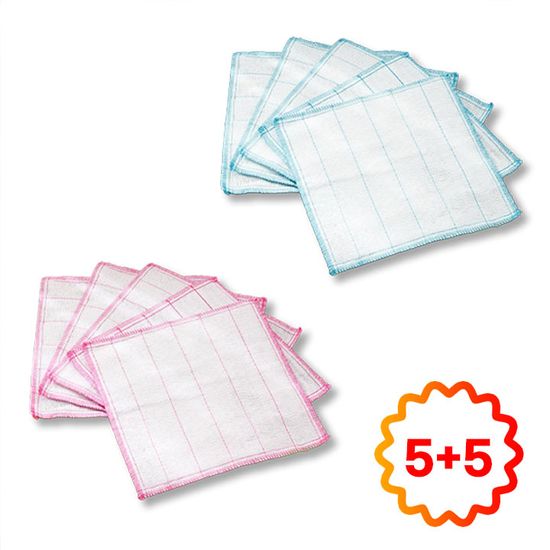 [5+5] 5겹면사 만능 다용도 행주 (총 10장)