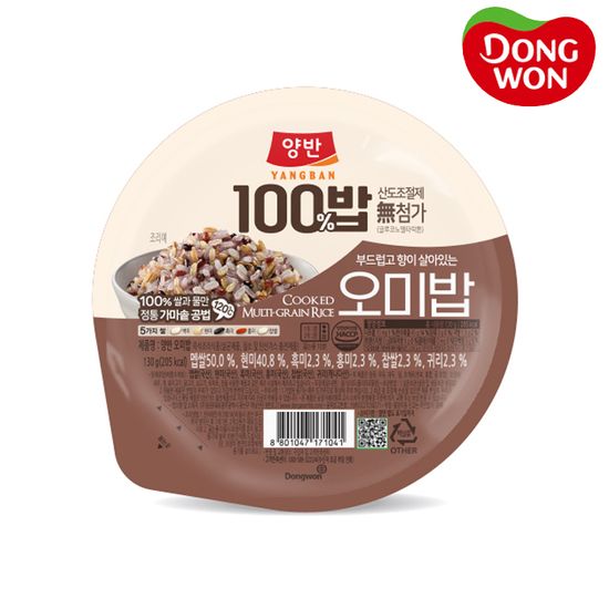 [동원][골라담기]  양반100밥 즉석밥 130g 24개 7종