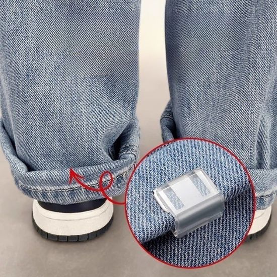 바지 기장 밑단 줄이기 클립 바지단 임시 고정 옷핀