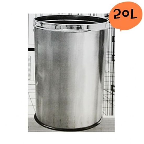 한솔오픈스텐휴지통20L 스텐 W305696