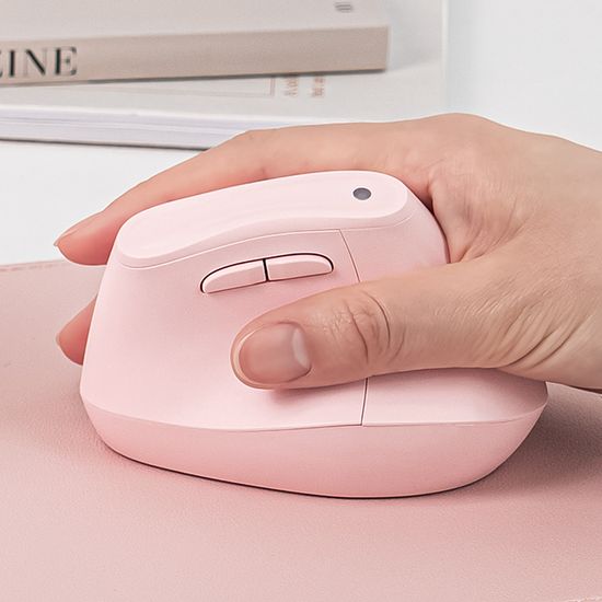 에이투 MV3 버티컬 무선 2채널 블루투스마우스 저소음