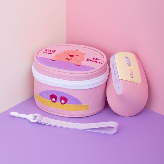 잔망루피 충전식 무선 버티컬 마우스 파우치 세트
