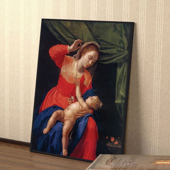 아르테미시아 젠틸레스키 - 성모자와 로사리오