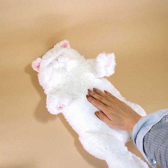 무릎인형 잠자는 쓰야쓰야 랙돌 고양이 인형 뚱냥이