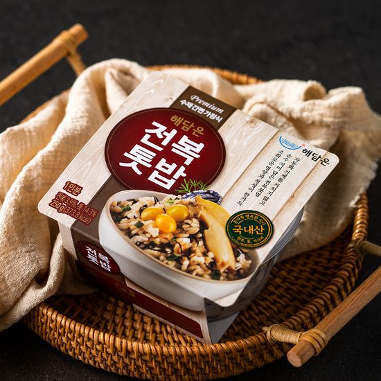 해담은 전복톳밥 도시락 전복솥밥 250g 1인분