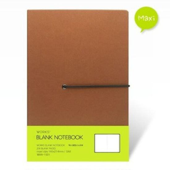 웍스 스테디셀러 A5 무선노트-블랭크 맥시 140x214mm