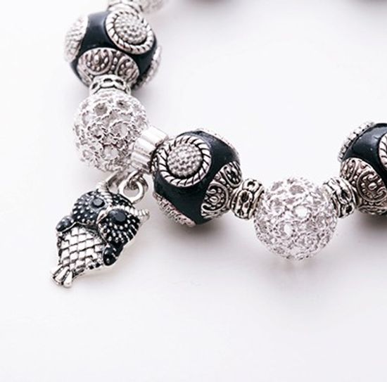 black owl bracelet
