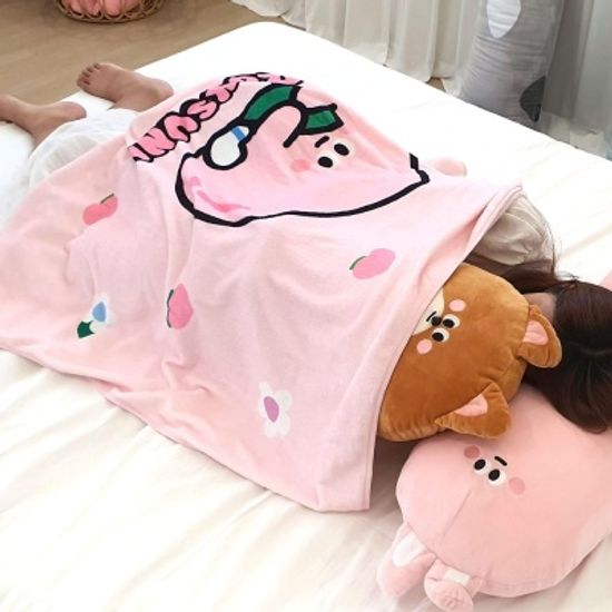 핑크풋 당근친구들담요