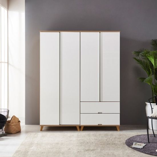 바움 모던 2서랍 옷장 세트 1600 (착불)