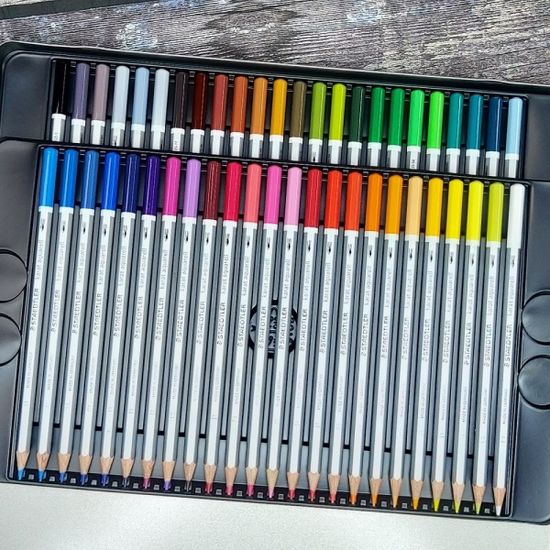 스테들러 karat aquarell 수채색연필 47색set 125 M48