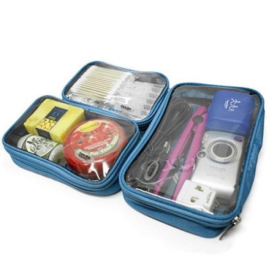 TE 4661 소품수납 3종 파우치 트레블이지