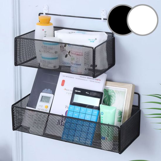 무타공 철제 사각 일자선반 욕실 수납 정리대 N527-O