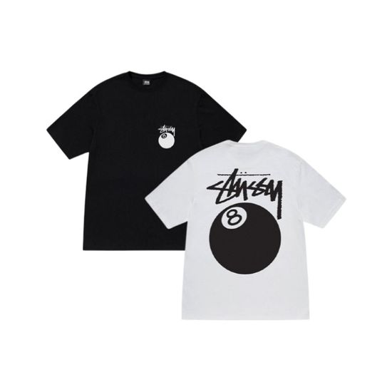 스투시 8볼 반팔티