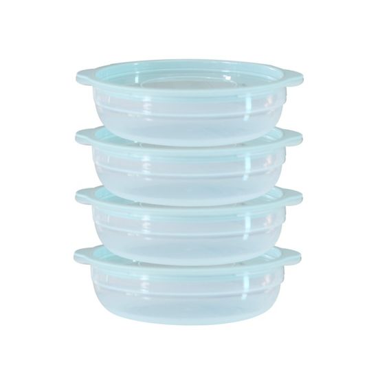 보노쿡 밀폐용기 450ml x 4P 집밥소분 냉동밥