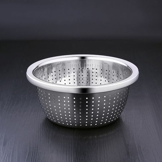 [쿠킹홈] 베이직 타공 스텐 채반(30cm)