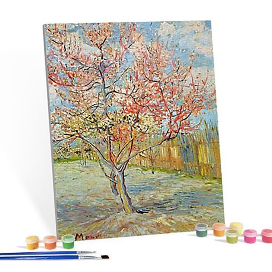 DIY 명화 그림그리기 세트 고흐 복숭아나무 40x50